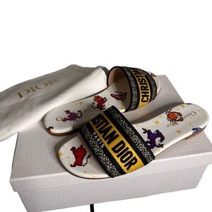 Christian Dior Dway Zodiac slides BNIB